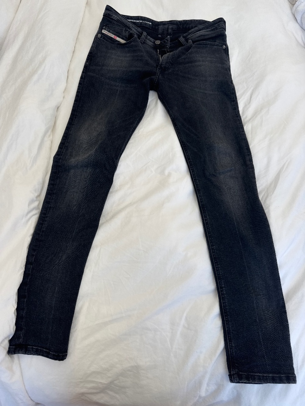 Diesel Sleenker Black Jeans (30)
